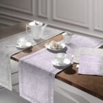 Σουπλά Διπλής Όψης 45×33 Saint Clair 3042 Lilac Silver