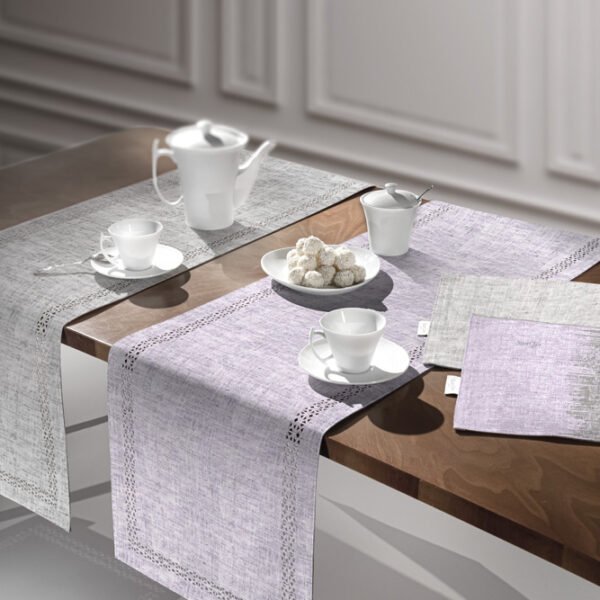 Σουπλά Διπλής Όψης 45×33 Saint Clair 3042 Lilac Silver