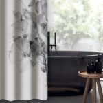 Κουρτίνα Μπάνιου 180×200 Αδιάβροχη Saint Clair Des 118 Grey