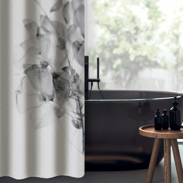 Κουρτίνα Μπάνιου 180×200 Αδιάβροχη Saint Clair Des 118 Grey