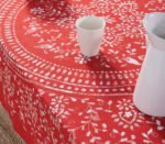 Χριστουγεννιάτικο Τραπεζομάντηλο 140×140 Nef Nef Celebration Red - Image 3