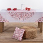 Χριστουγεννιάτικο Τραπεζομάντηλο 140×180 Nef Nef Celebration Ecru