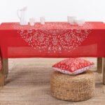 Χριστουγεννιάτικο Τραπεζομάντηλο 140×240 Nef Nef Celebration Red