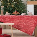 Χριστουγεννιάτικο Τραπεζομάντηλο 140×240 Nef Nef Winter Mood Red