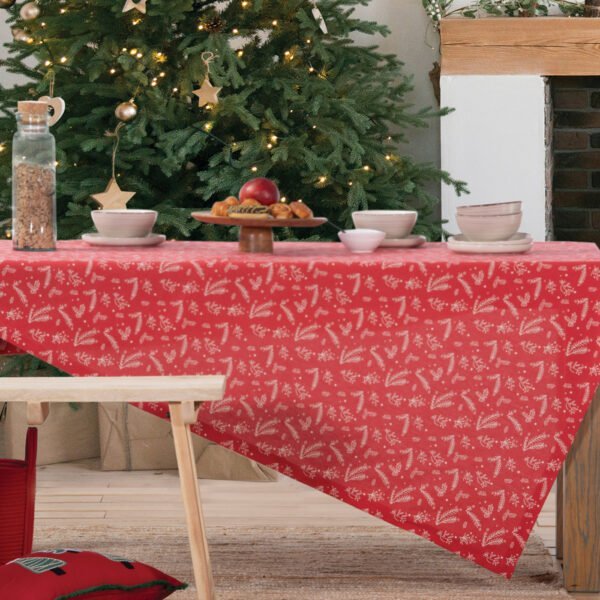 Χριστουγεννιάτικο Τραπεζομάντηλο 140×240 Nef Nef Winter Mood Red