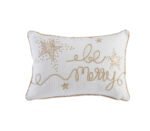 Χριστουγεννιάτικο Μαξιλάρι 30×45 Nef Nef Gold Star White