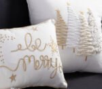 Χριστουγεννιάτικο Μαξιλάρι 30×45 Nef Nef Gold Star White - Image 2