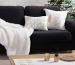 Χριστουγεννιάτικο Μαξιλάρι 45×45 Nef Nef Gold Trees White - Image 2