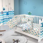 Σετ Σεντόνια Κούνιας 115×170 Saint Clair Monsters Blue