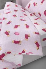 Σετ Σεντόνια Μονά Με Λάστιχο 100×200+28 Saint Clair Pet Fuchsia - Image 3