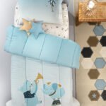 Πάπλωμα Μονό 160×220 Saint Clair Suede Sc Enjoy Sky