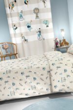 Σετ Παπλωματοθήκη Ημίδιπλη 165×225 Saint Clair Enjoy Sky - Image 2