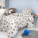 Σετ Παπλωματοθήκη Ημίδιπλη 165×225 Saint Clair Pet Blue