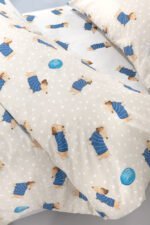 Σετ Παπλωματοθήκη Ημίδιπλη 165×225 Saint Clair Pet Blue - Image 3