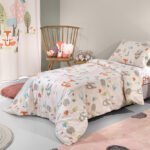 Σετ Παπλωματοθήκη Ημίδιπλη 165×225 Saint Clair Timber Pudra