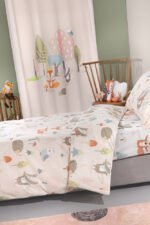 Σετ Παπλωματοθήκη Ημίδιπλη 165×225 Saint Clair Timber Pudra - Image 2