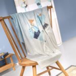 Κουβέρτα Fleece Κούνιας 110×140 Saint Clair Enjoy Sky