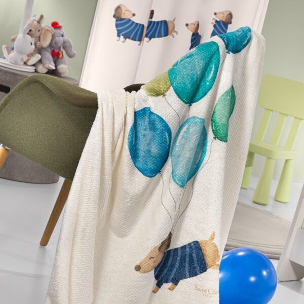 Κουβέρτα Fleece Κούνιας 110×140 Saint Clair Pet Blue
