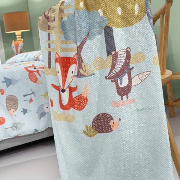 Κουβέρτα Fleece Μονή 160×220 Saint Clair Ultra Soft Timber Mint