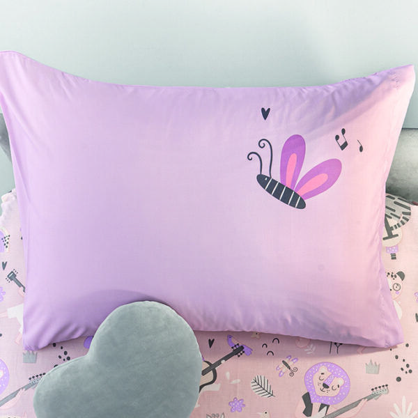 Μαξιλαροθήκη 50×70 Saint Clair Suede Jazz Lilac