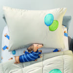 Μαξιλαροθήκη 50×70 Saint Clair Suede Pet Blue