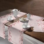 Runner Δυο Όψεων 40×160 Saint Clair Laser Cut 2039 Pudra