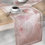 Runner Δυο Όψεων 40×160 Saint Clair Laser Cut 2041 Old Pink