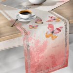 Runner Δυο Όψεων 40×160 Saint Clair Laser Cut 2044 Coral