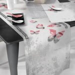 Runner Δυο Όψεων 40×160 Saint Clair Laser Cut 2044 Silver