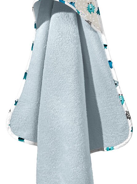 Βρεφική Κάπα 75×75 Saint Clair Monsters Blue