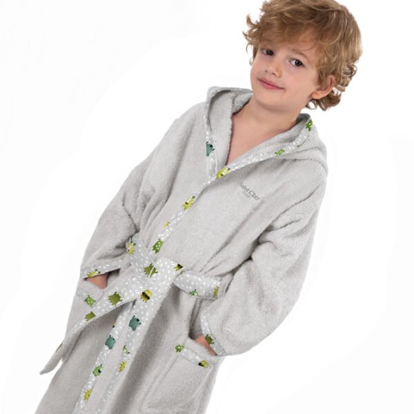 Παιδικό Μπουρνούζι 4-6 Χρονών Saint Clair Monsters Lime