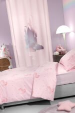 Παιδική Κουρτίνα Με Τρουκς 160×240 Saint Clair Pinto Pinky Soft-Touch - Image 2