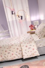 Παιδική Κουρτίνα Με Τρουκς 160×240 Saint Clair Enjoy Pinky Soft-Touch - Image 2