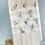 Παιδική Κουρτίνα Με Τρουκς 160×240 Saint Clair Enjoy Sky Soft-Touch