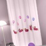 Παιδική Κουρτίνα Με Τρουκς 160×240 Saint Clair Pet Fuchsia Soft-Touch