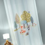 Παιδική Κουρτίνα Με Τρουκς 160×240 Saint Clair Timber Mint Soft-Touch