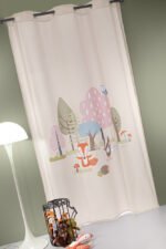 Παιδική Κουρτίνα Με Τρουκς 160×240 Saint Clair Timber Pudra Soft-Touch