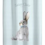 Παιδική Κουρτίνα Με Τρουκς 160×240 Saint Clair Lapin Blue Soft-Touch