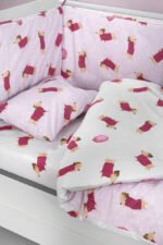 Σετ Προίκας Κούνιας 3 τεμαχίων Saint Clair Pet Fuchsia - Image 2