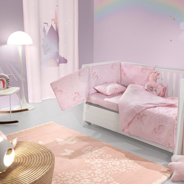 Σετ Προίκας Κούνιας 3 τεμαχίων Saint Clair Pinto Pinky