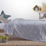 Κουβέρτα Fleece Μονή 160×220 Nef Nef Φωσφοριζέ Interstellar Grey