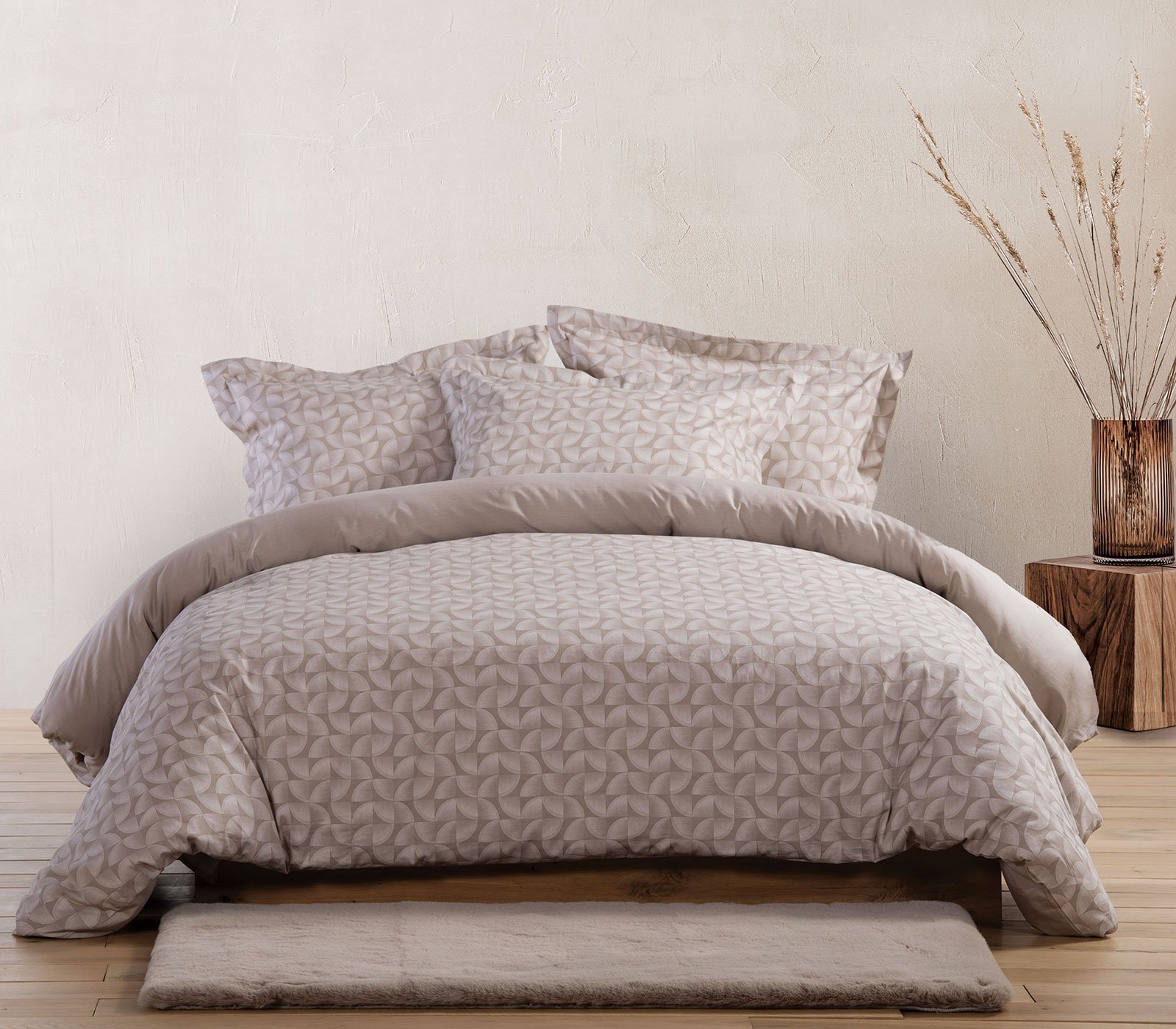 5205495562902 Σετ Σεντόνια Υπέρδιπλα 240×270 Nef Nef Magnus Beige - Image 1