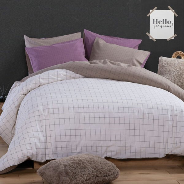 Σετ Παπλωματοθήκη Μονή 170×240 Nef Nef Creative Ecru