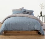 Σετ Φανελένια Σεντόνια Μονά 160×260 Nef Nef Clover Denim