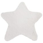 Πατάκι Rabbit Art 9640 Αστέρι 100x100 Λευκό   Beauty Home