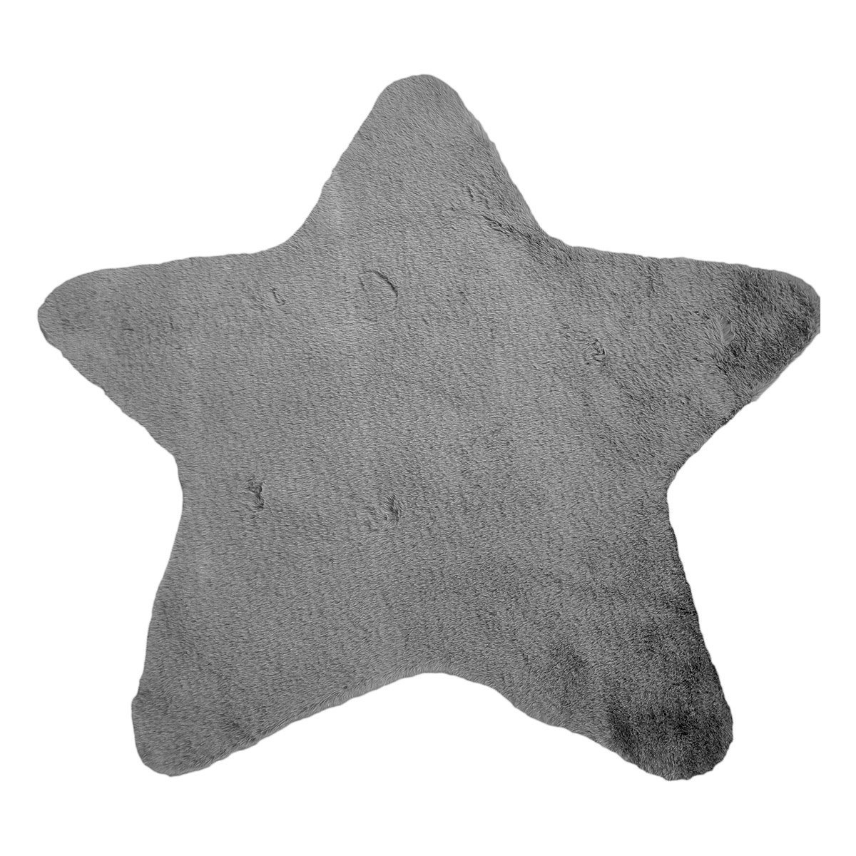 9643_star Πατάκι Rabbit Art 9643 Αστέρι 100x100 Γκρι Beauty Home - Image 1