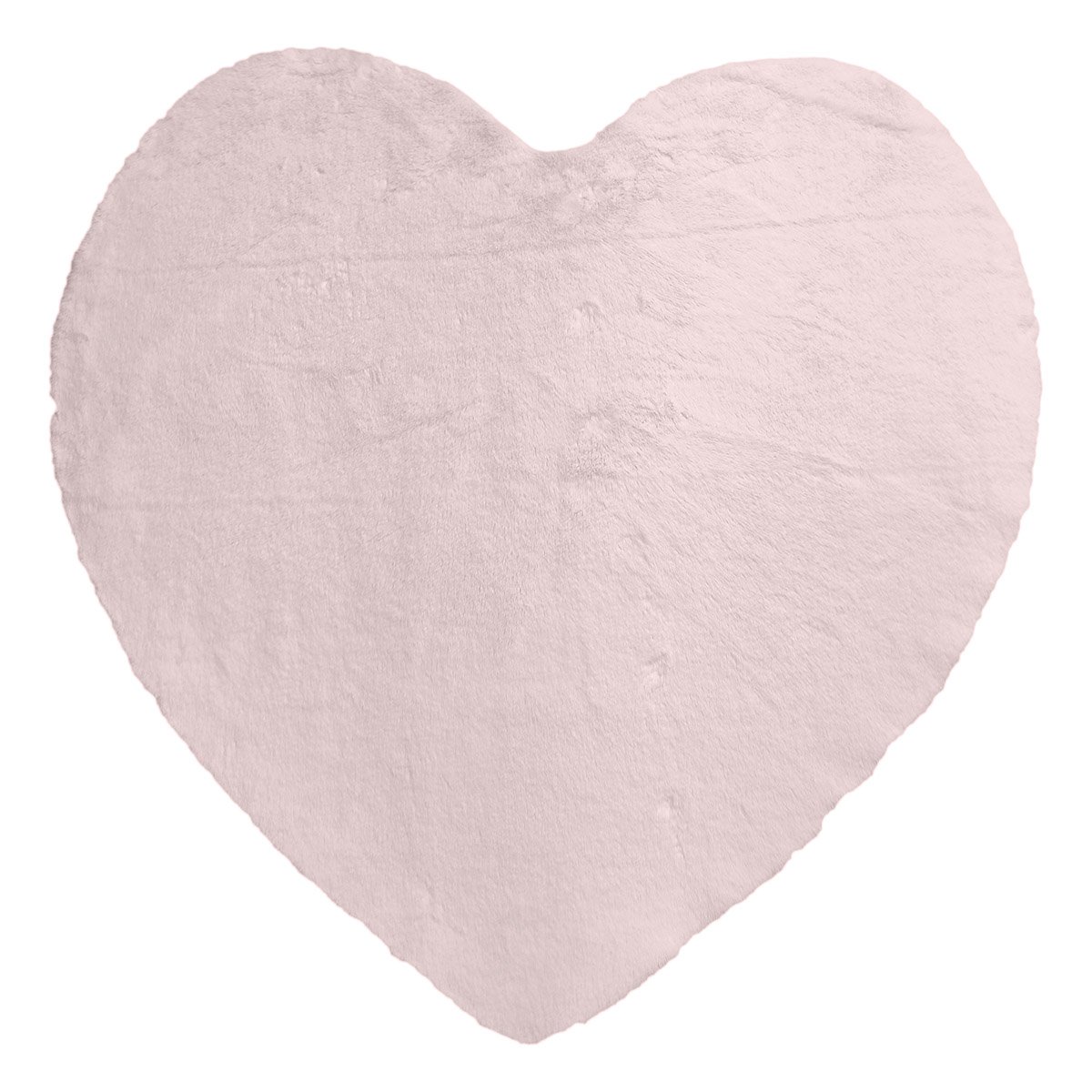 9646_heart Πατάκι Rabbit Art 9646 Καρδιά 80x80 Ροζ Beauty Home - Image 1