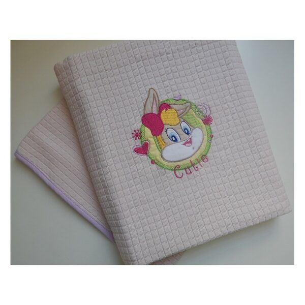 Κουβέρτα Πικέ Αγκαλιάς Baby Looney Tunes Design 32a