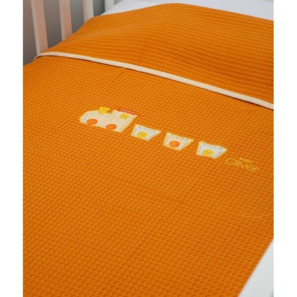 Baby Oliver des.473 Κουβέρτα Πικέ Κούνιας 100x140