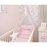 Σετ Προίκας 4 τεμαχίων Design 922 Ροζ-Καρρώ